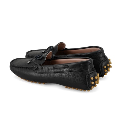 Kadın Siyah Deri Loafer