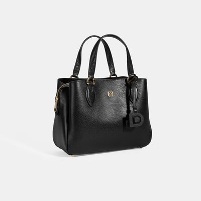 Kadın Siyah Deri Omuz Çantası