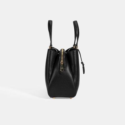 Kadın Siyah Deri Omuz Çantası