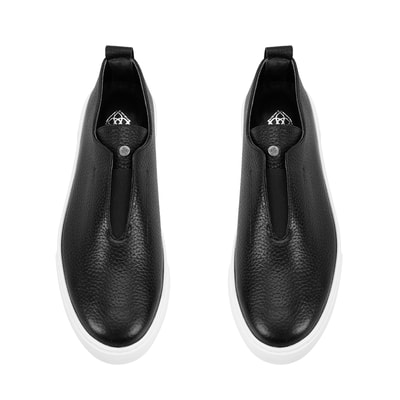 Kadın Siyah Deri Spor Ayakkabı