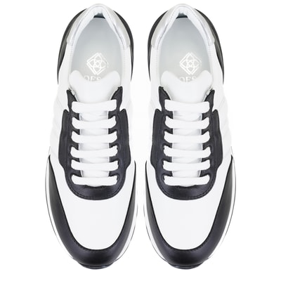 Kadın Siyah Deri Spor Ayakkabı