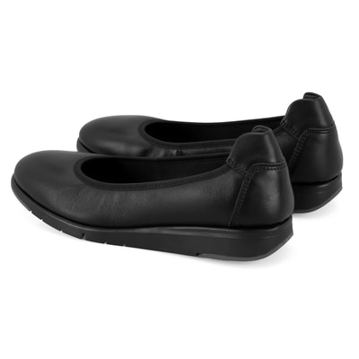 Kadın Siyah DesaComfort Deri Günlük Ayakkabı