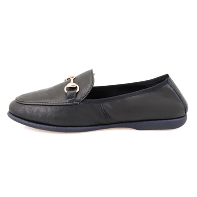 Kadın Siyah DesaComfort Deri Günlük Ayakkabı