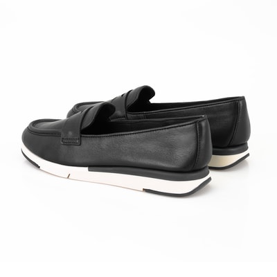 Kadın Siyah DesaComfort Deri Günlük Ayakkabı