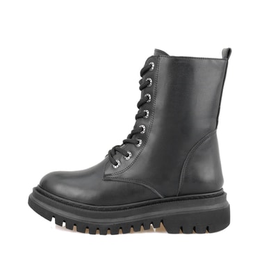 Kadın Siyah Fermuarlı Bot