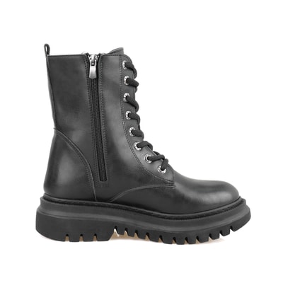 Kadın Siyah Fermuarlı Bot