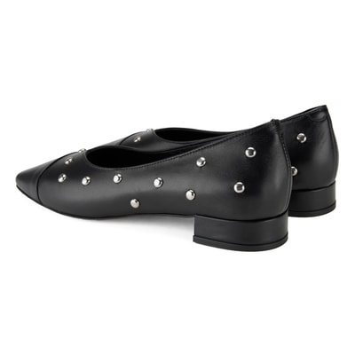 Kadın Siyah Günlük Deri Ayakkabı