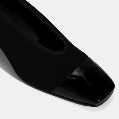 Kadın Siyah Kalın Topuklu Günlük Ayakkabı