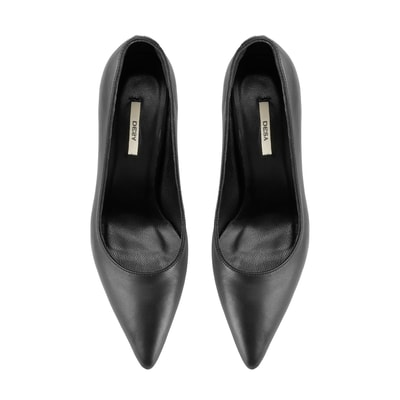 Kadın Siyah Klasik Deri Stiletto