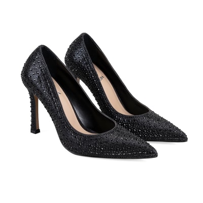 Kadın Siyah Klasik Topuklu Ayakkabı