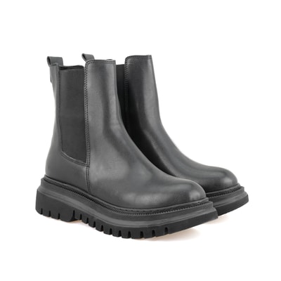 Kadın Siyah Lastikli Chelsea Bot