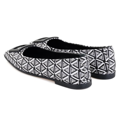 Kadın Siyah Monogram Babet