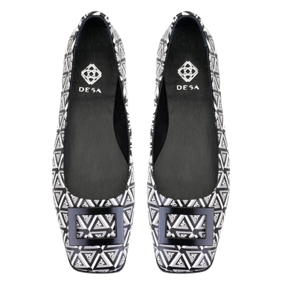 Kadın Siyah Monogram Babet