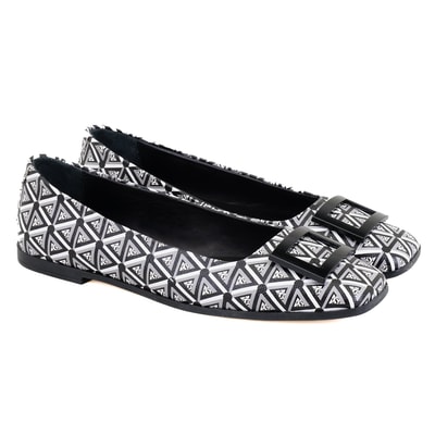 Kadın Siyah Monogram Babet