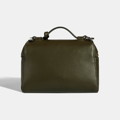 Kadın Siyah Omuz Askılı Mini Deri El Çantası