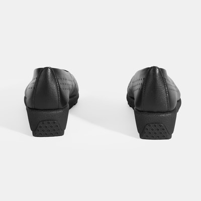 Kadın Siyah Perforeli DesaComfort Günlük Ayakkabı