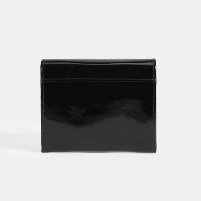 Kadın Siyah Rugan Deri Cüzdan