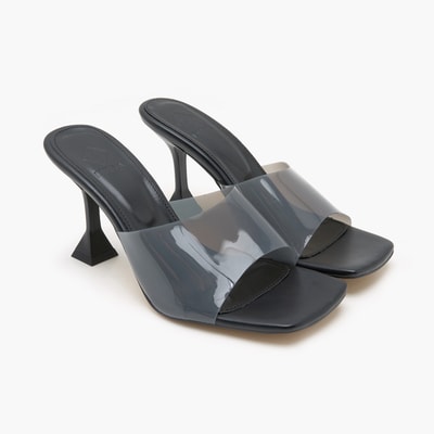 Kadın Siyah Şeffaf Terlik