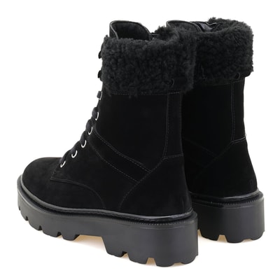 Kadın Siyah Süet Bot