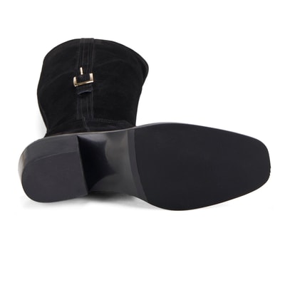 Kadın Siyah Süet Çizme