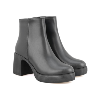 Kadın Siyah Topuklu Bot