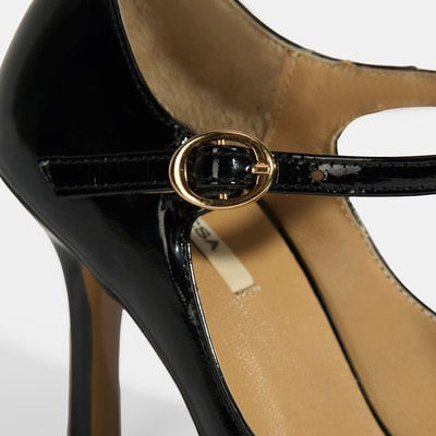 Kadın Siyah Topuklu Klasik Ayakkabı