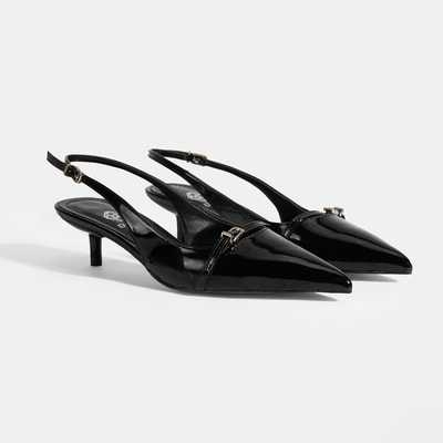 Kadın Siyah Topuklu Klasik Ayakkabı