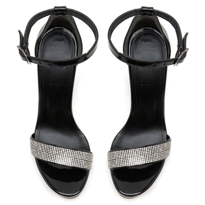 Kadın Siyah Topuklu Sandalet 