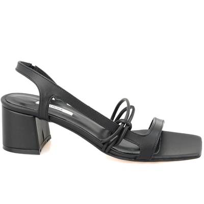 Kadın Siyah Topuklu Sandalet