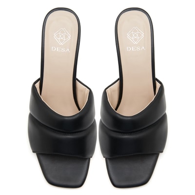 Kadın Siyah Topuklu Terlik