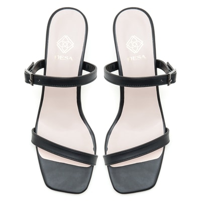 Kadın Siyah Topuklu Terlik