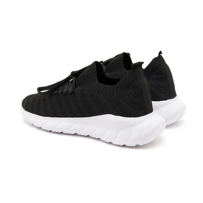 Kadın Siyah Triko Günlük Ayakkabı