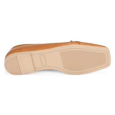 Kadın Taba Ayarlanabilir Tokalı Deri Babet