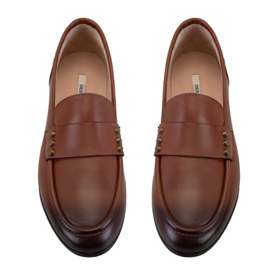 Kadın Taba Deri Günlük Ayakkabı