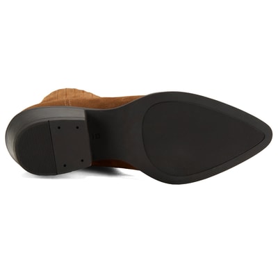 Kadın Taba Topuklu Süet Bot