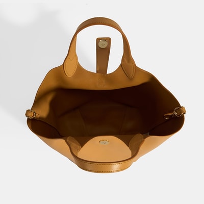 Kadın Turuncu Deri Omuz Çantası