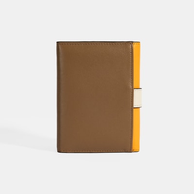 Kadın Turuncu / Kahve Deri Cüzdan