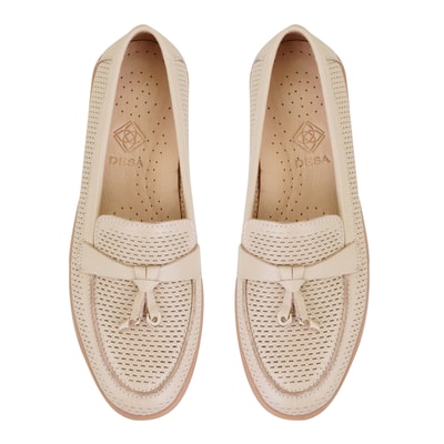 Kadın Vizon Deri Loafer