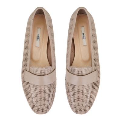 Kadın Vizon Deri Loafer