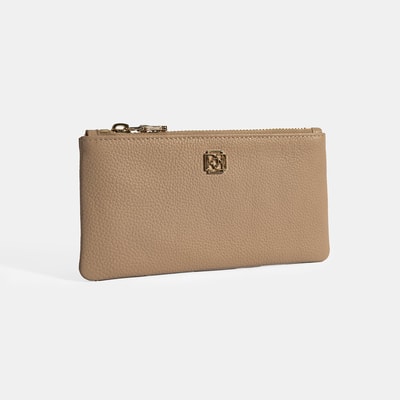 Kadın Vizon Fermuarlı Deri Cüzdan