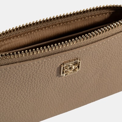 Kadın Vizon Fermuarlı Deri Cüzdan