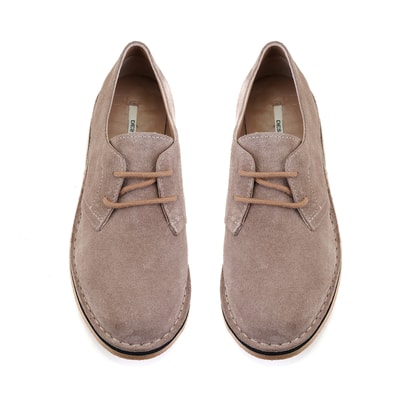 Kadın Vizon Süet Deri Günlük Ayakkabı