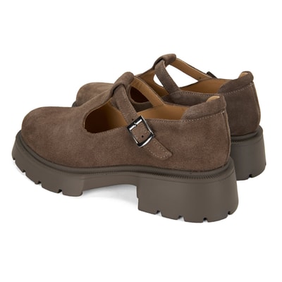 Kadın Vizon Süet Deri Günlük Ayakkabı