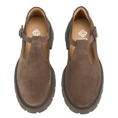 Kadın Vizon Süet Deri Günlük Ayakkabı