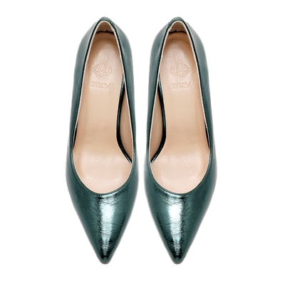 Kadın Yeşil Klasik Topuklu Ayakkabı