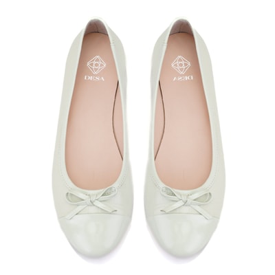 Kadın Yeşil Kroko Baskılı Deri Babet