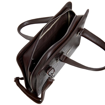 Kahve Camellia Kadın Evrak Çantası