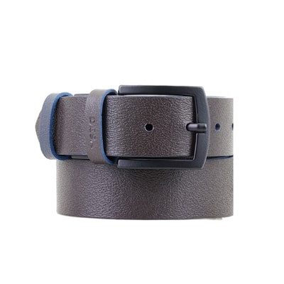 Kahve Erkek Çift Taraflı Spor Deri Kemer