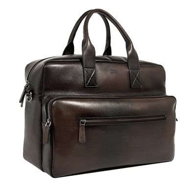 Kahve Erkek Deri Seyahat Çantası
