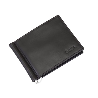 Kahve Erkek Para Klipsli Deri Cüzdan / Kartlık